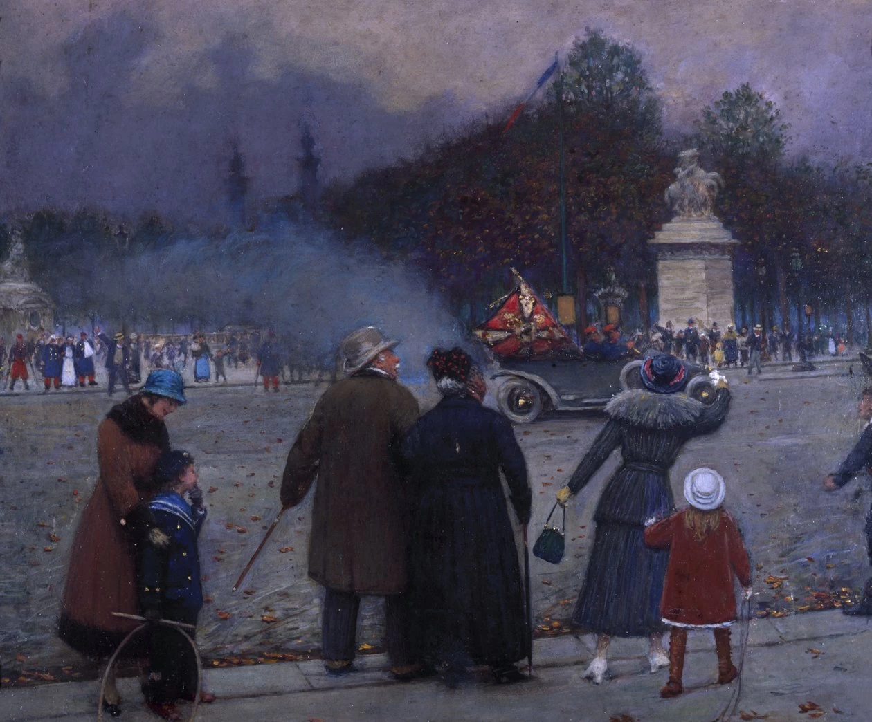 Bandiera tedesca portata agli Invalides - La corsa a Longchamps, 1886, Museo Carnavalet
